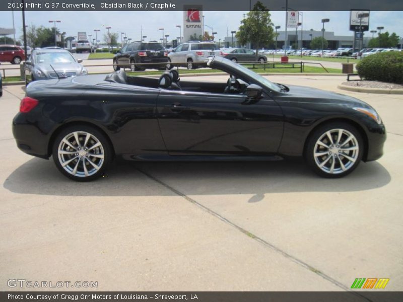  2010 G 37 Convertible Obsidian Black