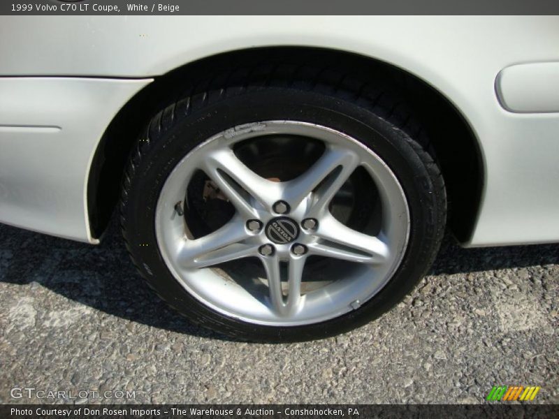 White / Beige 1999 Volvo C70 LT Coupe