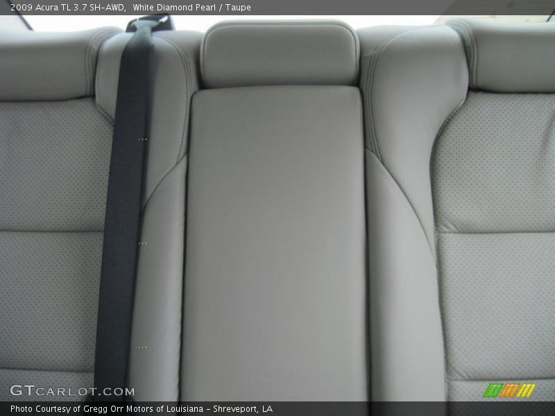 White Diamond Pearl / Taupe 2009 Acura TL 3.7 SH-AWD
