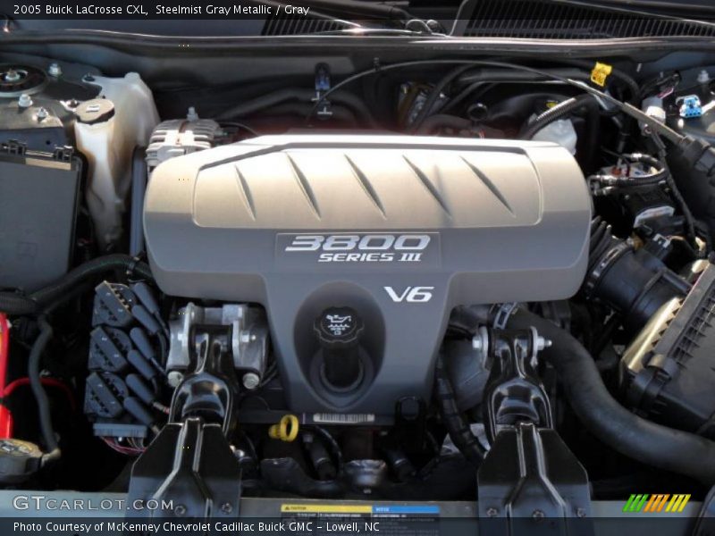 Steelmist Gray Metallic / Gray 2005 Buick LaCrosse CXL