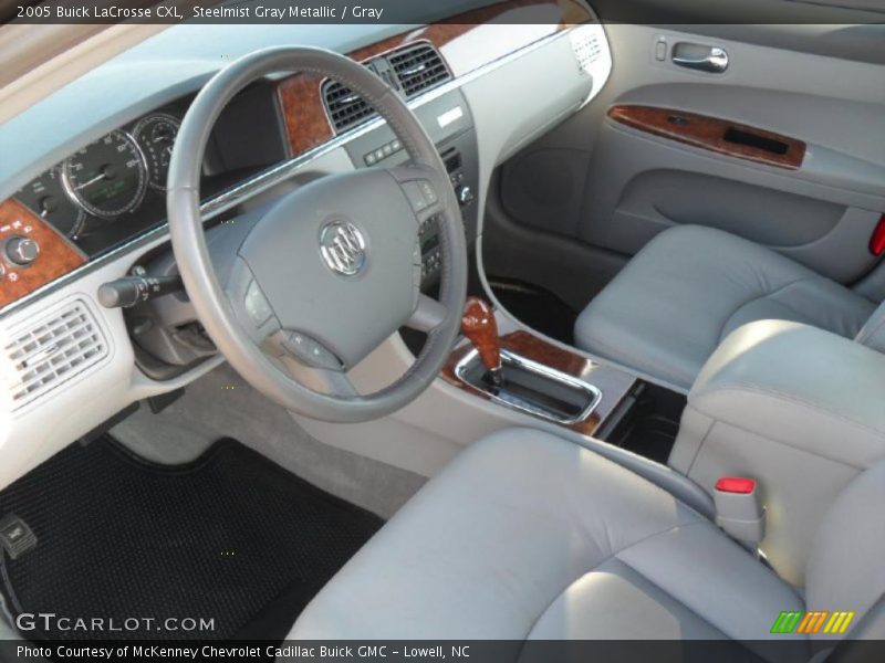 Steelmist Gray Metallic / Gray 2005 Buick LaCrosse CXL