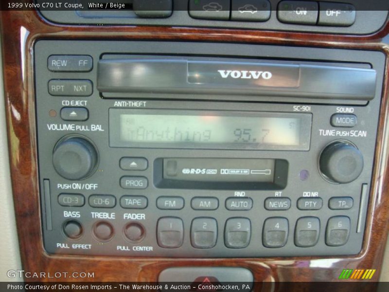 White / Beige 1999 Volvo C70 LT Coupe