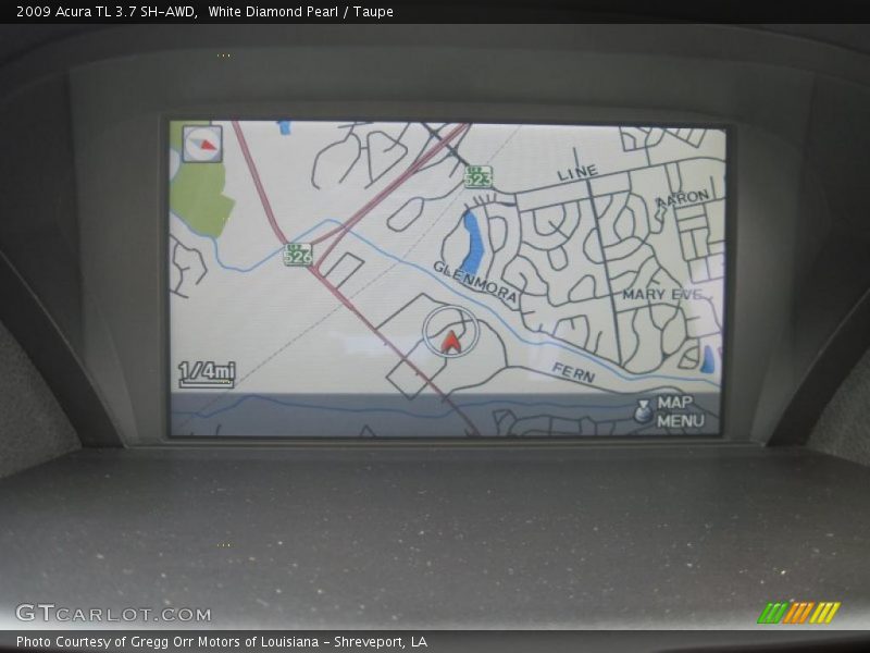 White Diamond Pearl / Taupe 2009 Acura TL 3.7 SH-AWD