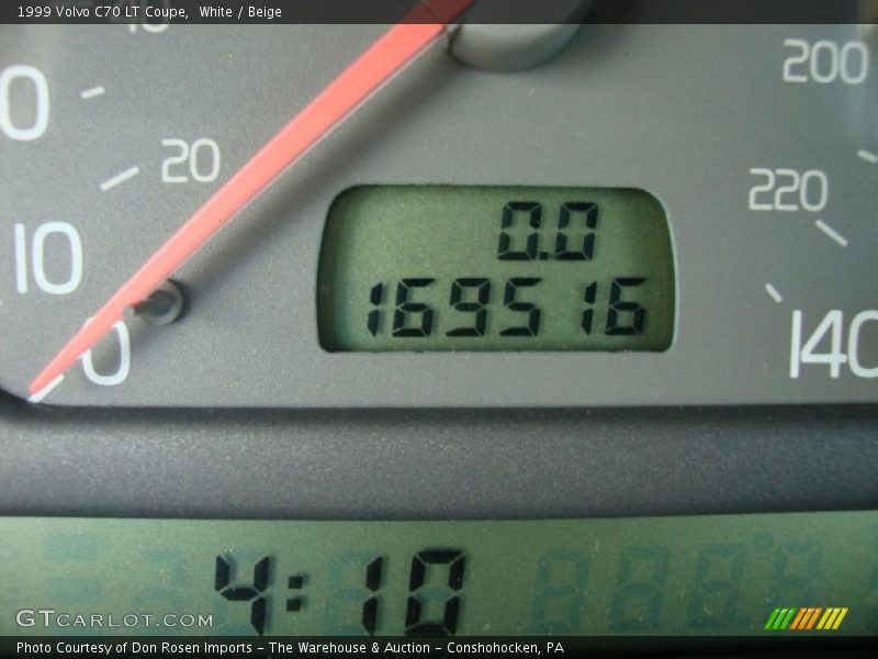 White / Beige 1999 Volvo C70 LT Coupe