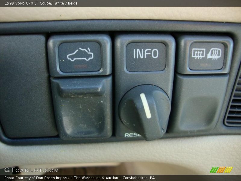 White / Beige 1999 Volvo C70 LT Coupe
