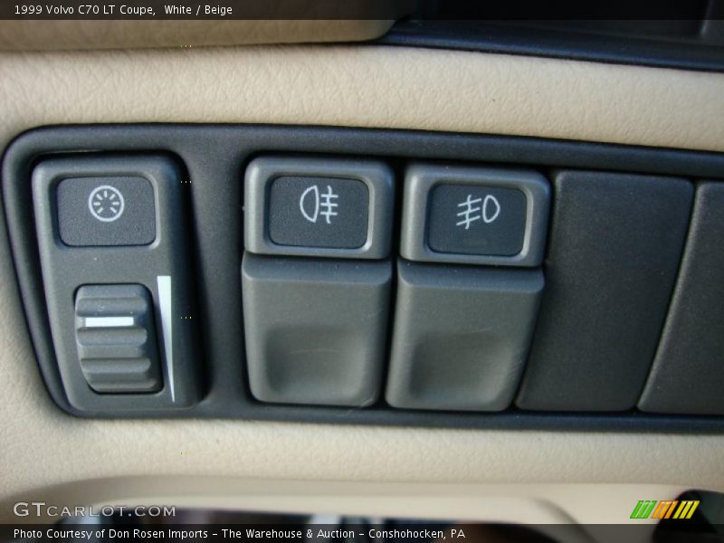 White / Beige 1999 Volvo C70 LT Coupe
