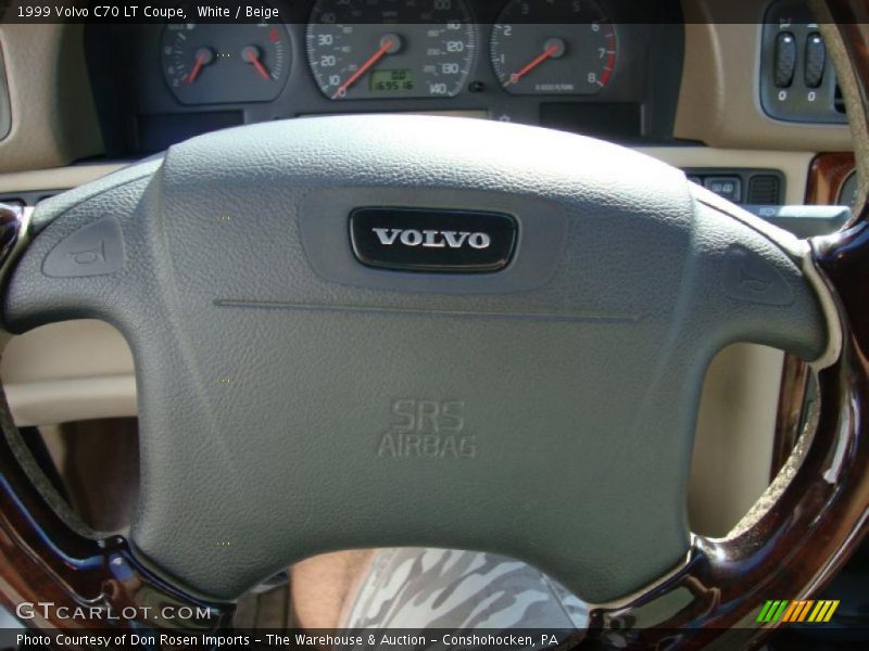 White / Beige 1999 Volvo C70 LT Coupe