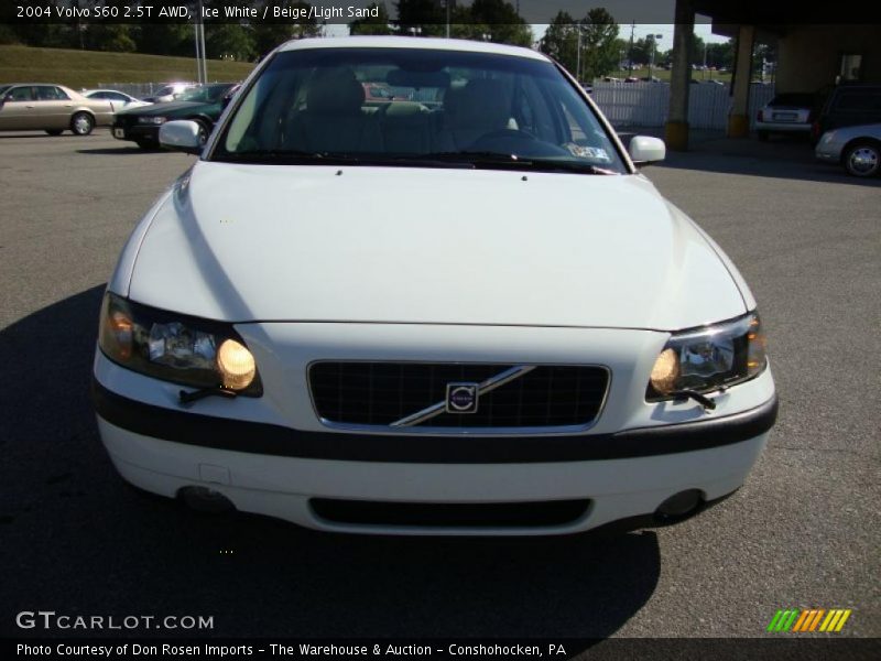 Ice White / Beige/Light Sand 2004 Volvo S60 2.5T AWD
