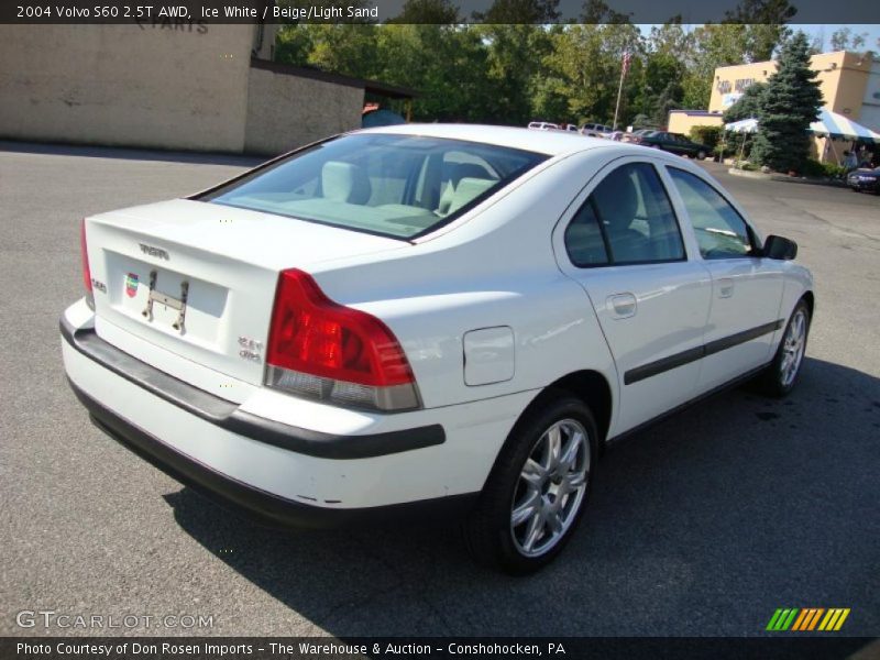 Ice White / Beige/Light Sand 2004 Volvo S60 2.5T AWD