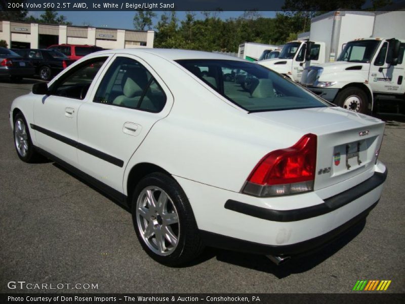 Ice White / Beige/Light Sand 2004 Volvo S60 2.5T AWD