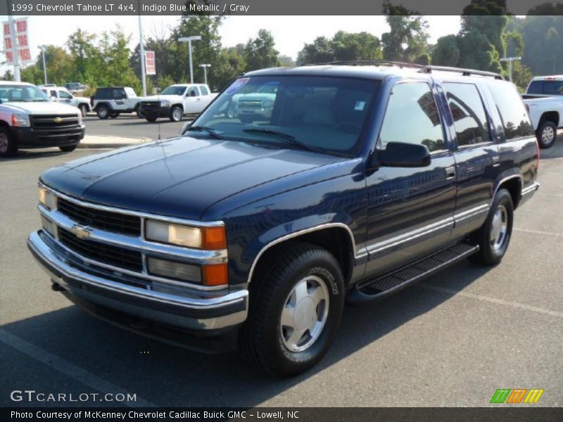 Indigo Blue Metallic / Gray 1999 Chevrolet Tahoe LT 4x4