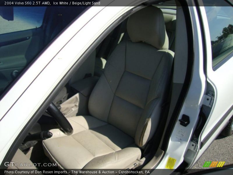 Ice White / Beige/Light Sand 2004 Volvo S60 2.5T AWD