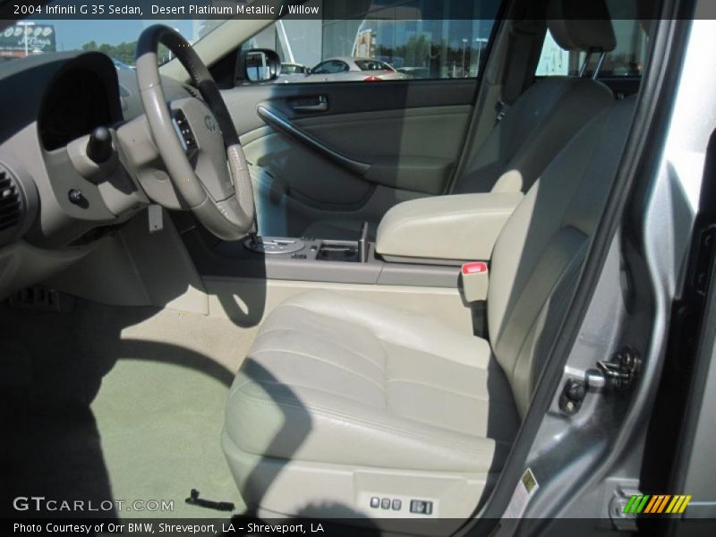 Desert Platinum Metallic / Willow 2004 Infiniti G 35 Sedan