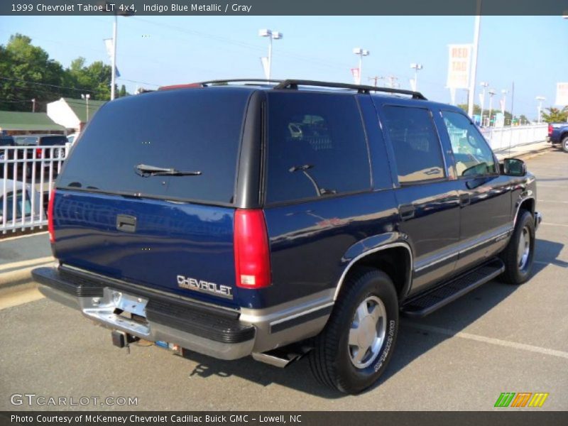 Indigo Blue Metallic / Gray 1999 Chevrolet Tahoe LT 4x4