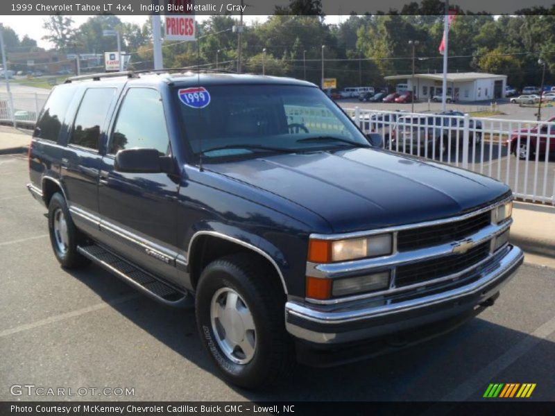 Indigo Blue Metallic / Gray 1999 Chevrolet Tahoe LT 4x4