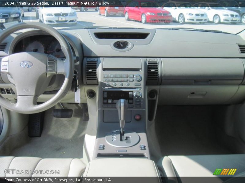 Desert Platinum Metallic / Willow 2004 Infiniti G 35 Sedan