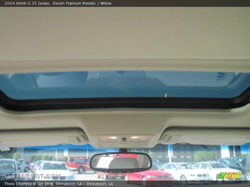 Desert Platinum Metallic / Willow 2004 Infiniti G 35 Sedan