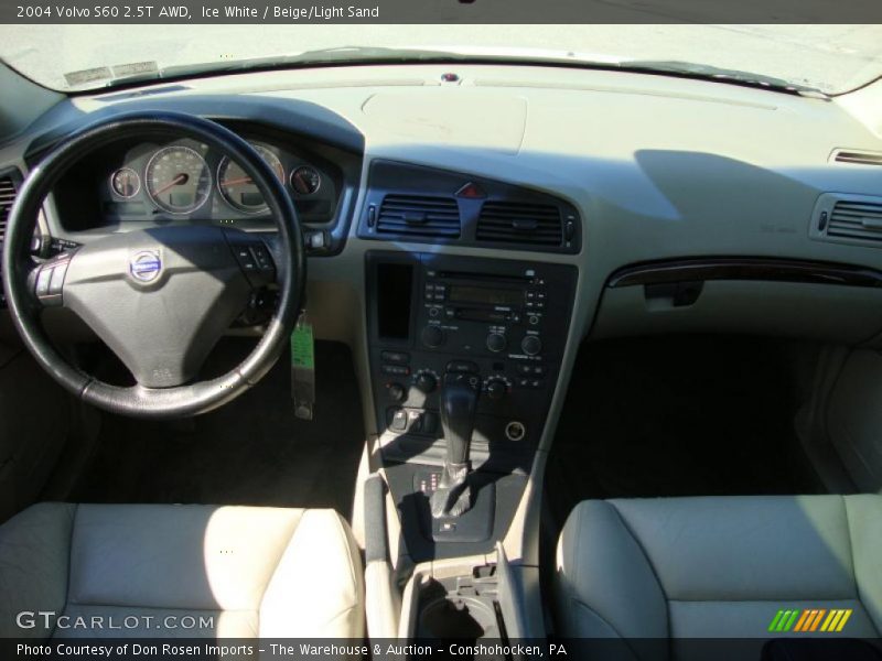 Ice White / Beige/Light Sand 2004 Volvo S60 2.5T AWD