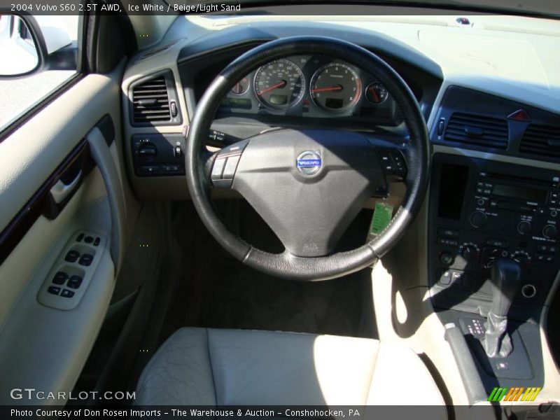 Ice White / Beige/Light Sand 2004 Volvo S60 2.5T AWD