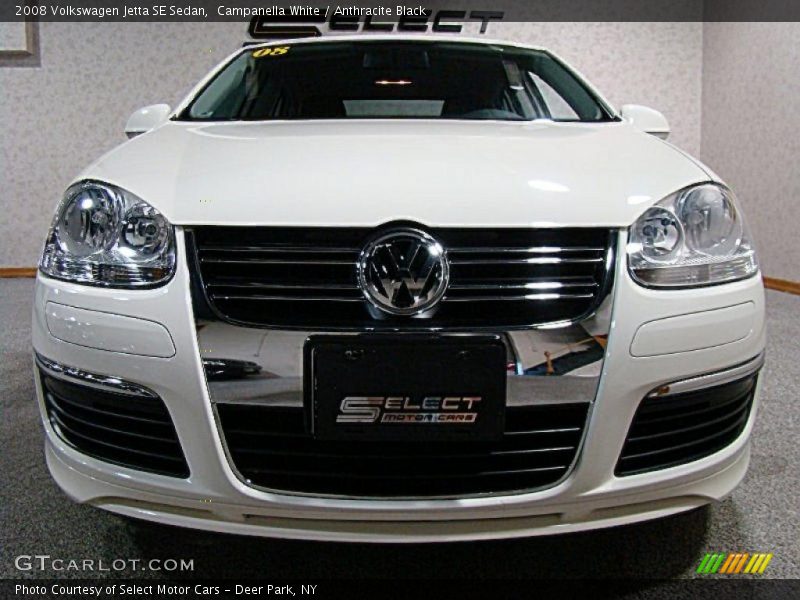 Campanella White / Anthracite Black 2008 Volkswagen Jetta SE Sedan