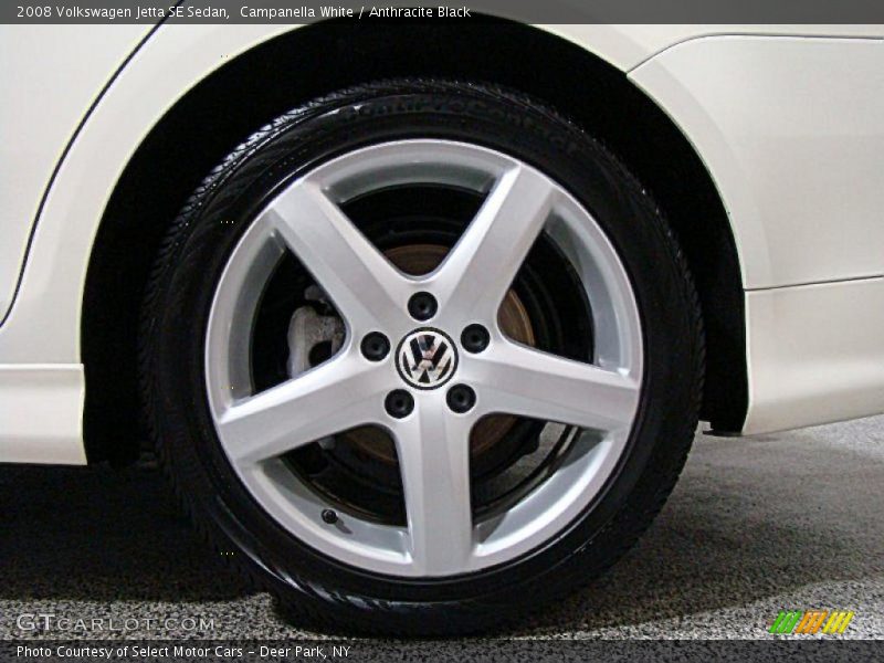 Campanella White / Anthracite Black 2008 Volkswagen Jetta SE Sedan