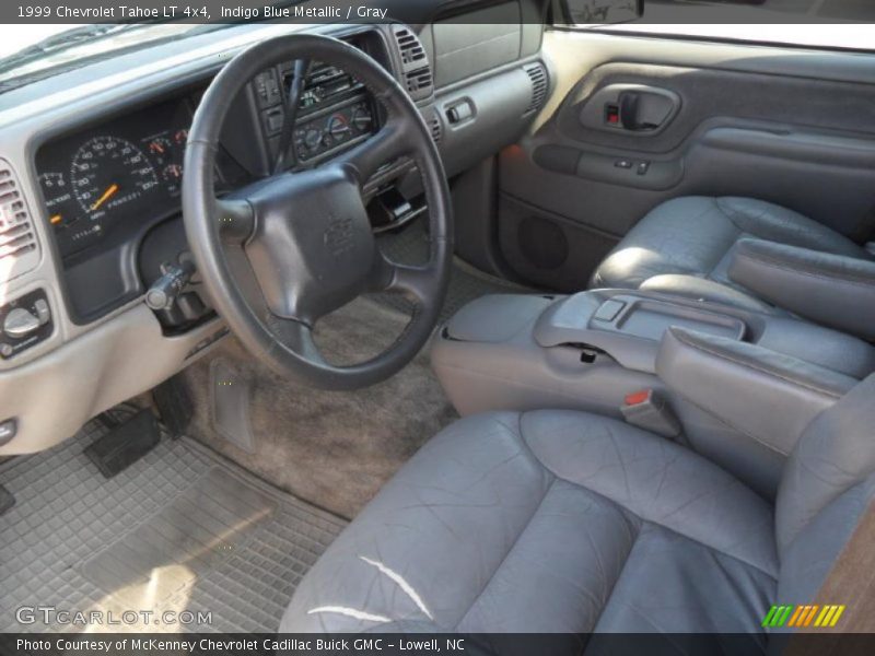 Indigo Blue Metallic / Gray 1999 Chevrolet Tahoe LT 4x4
