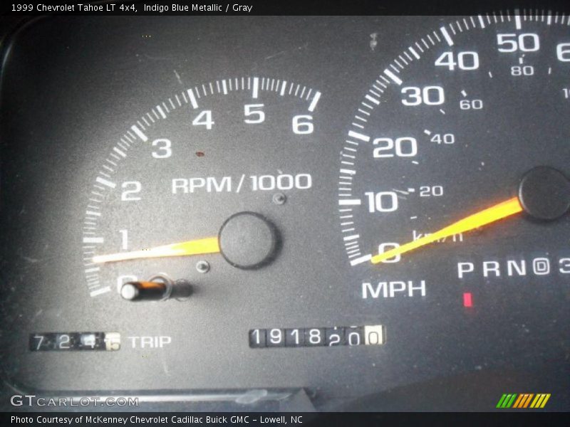Indigo Blue Metallic / Gray 1999 Chevrolet Tahoe LT 4x4
