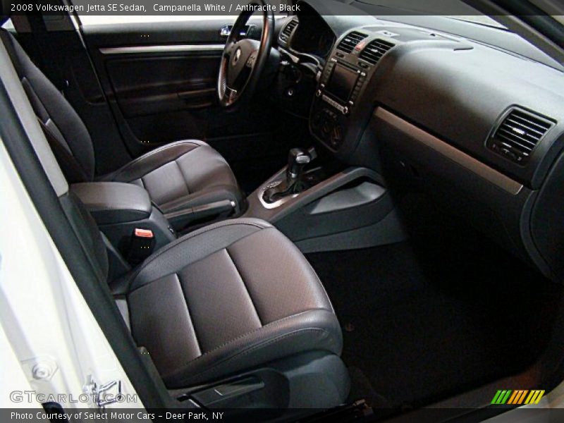 Campanella White / Anthracite Black 2008 Volkswagen Jetta SE Sedan