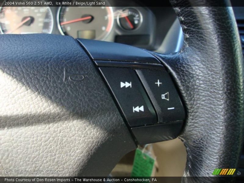Ice White / Beige/Light Sand 2004 Volvo S60 2.5T AWD