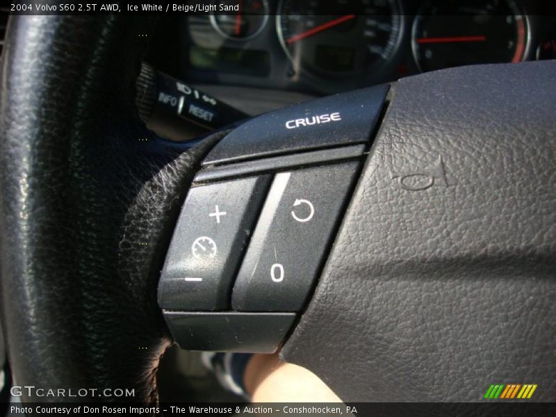 Ice White / Beige/Light Sand 2004 Volvo S60 2.5T AWD