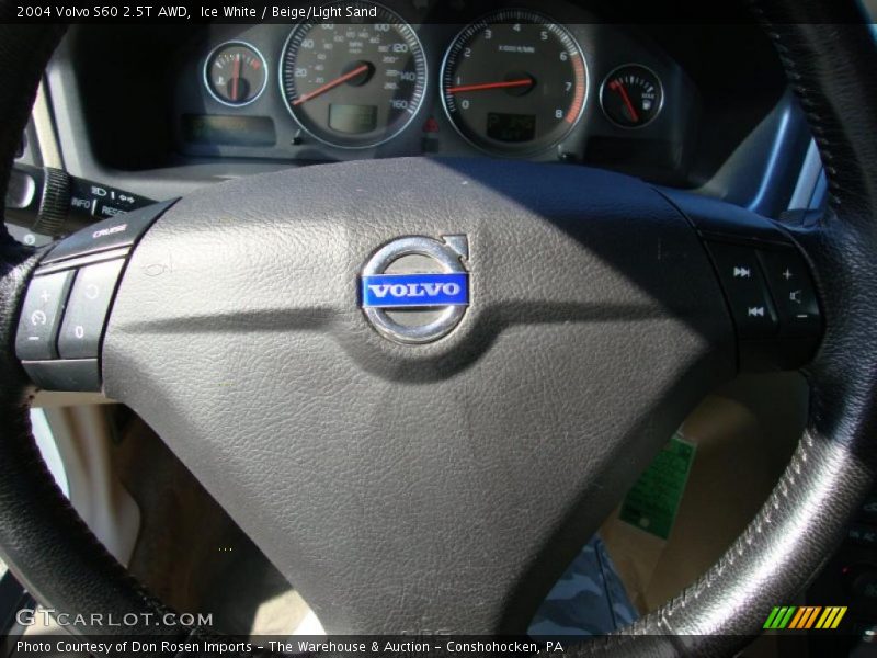 Ice White / Beige/Light Sand 2004 Volvo S60 2.5T AWD
