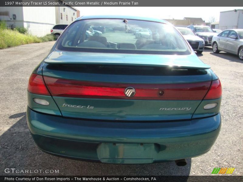 Pacific Green Metallic / Medium Prairie Tan 1997 Mercury Tracer LS Sedan