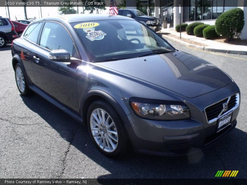 Titanium Grey Metallic / Off Black 2010 Volvo C30 T5