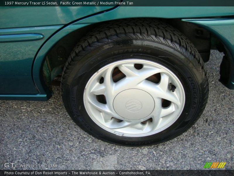 Pacific Green Metallic / Medium Prairie Tan 1997 Mercury Tracer LS Sedan