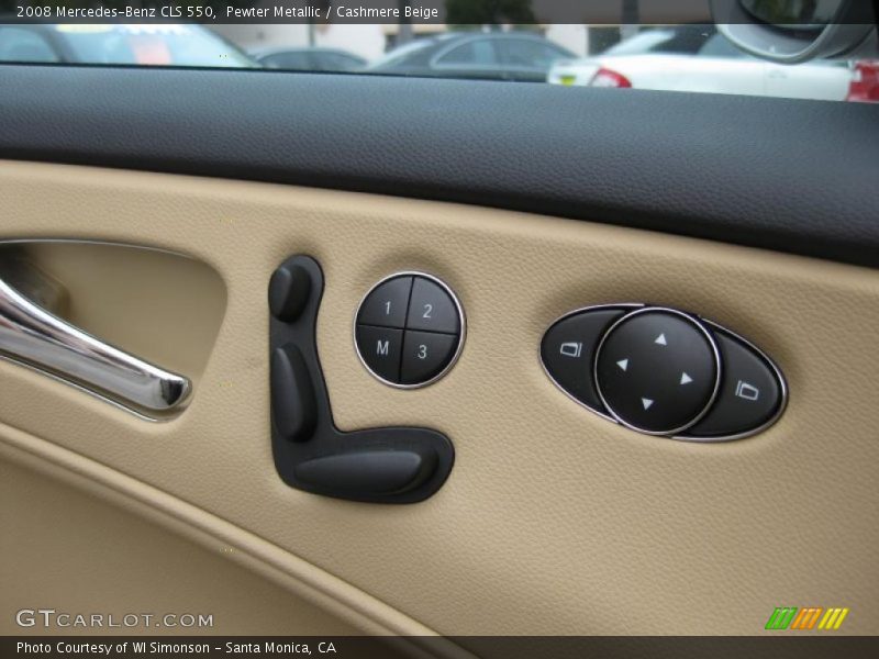 Pewter Metallic / Cashmere Beige 2008 Mercedes-Benz CLS 550