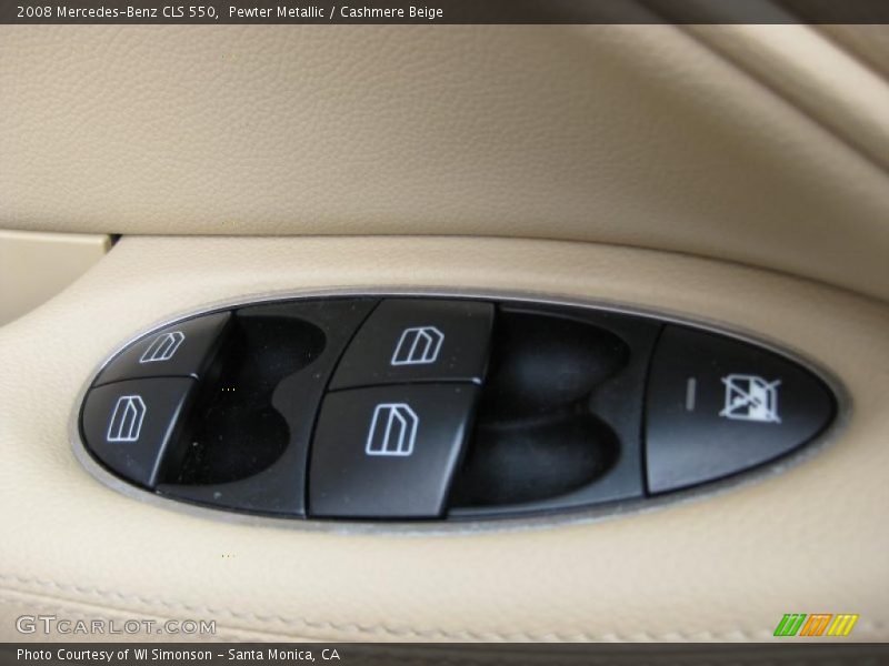 Pewter Metallic / Cashmere Beige 2008 Mercedes-Benz CLS 550