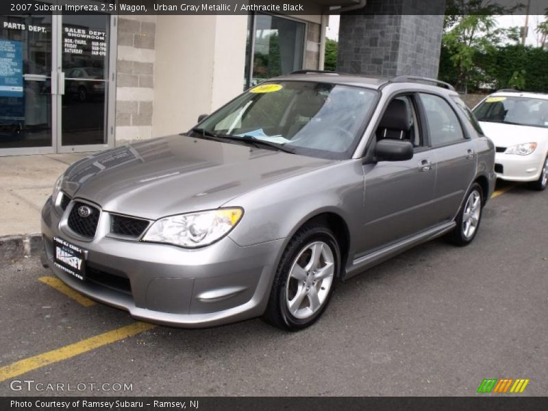 Urban Gray Metallic / Anthracite Black 2007 Subaru Impreza 2.5i Wagon