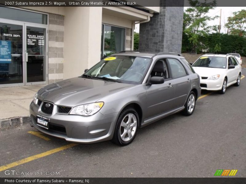 Urban Gray Metallic / Anthracite Black 2007 Subaru Impreza 2.5i Wagon