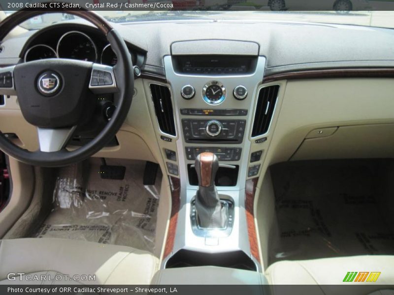 Crystal Red / Cashmere/Cocoa 2008 Cadillac CTS Sedan