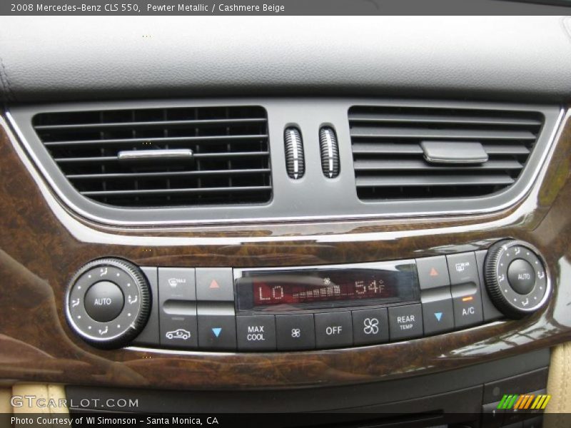 Pewter Metallic / Cashmere Beige 2008 Mercedes-Benz CLS 550