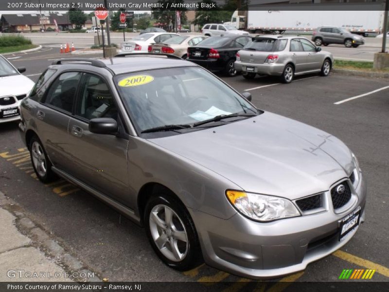 Urban Gray Metallic / Anthracite Black 2007 Subaru Impreza 2.5i Wagon