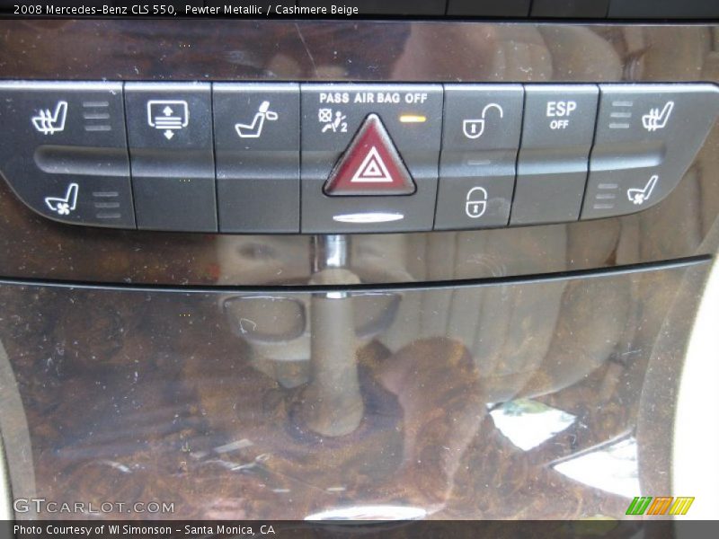 Pewter Metallic / Cashmere Beige 2008 Mercedes-Benz CLS 550