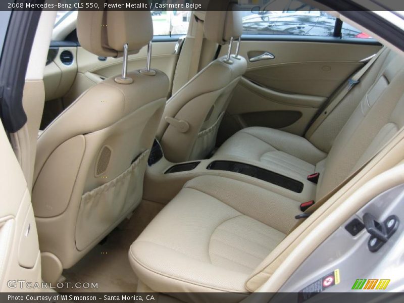Pewter Metallic / Cashmere Beige 2008 Mercedes-Benz CLS 550