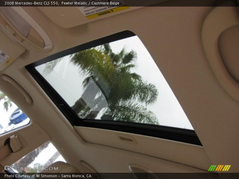 Pewter Metallic / Cashmere Beige 2008 Mercedes-Benz CLS 550