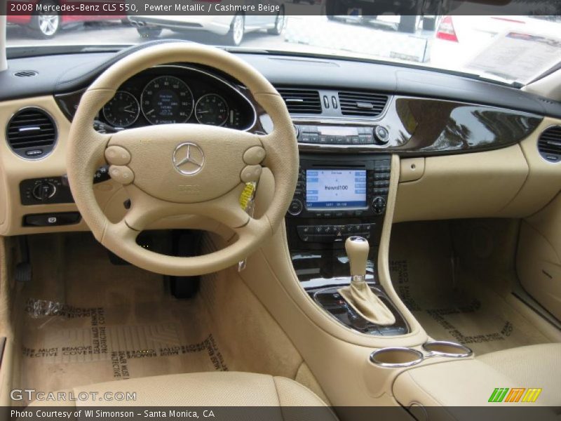 Pewter Metallic / Cashmere Beige 2008 Mercedes-Benz CLS 550