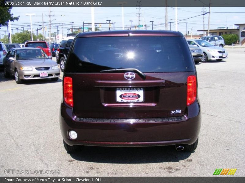 Black Berry Crush Metallic / Dark Gray 2009 Scion xB