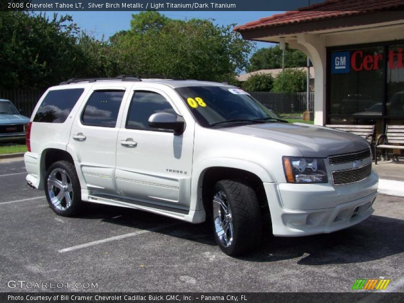 Silver Birch Metallic / Light Titanium/Dark Titanium 2008 Chevrolet Tahoe LT