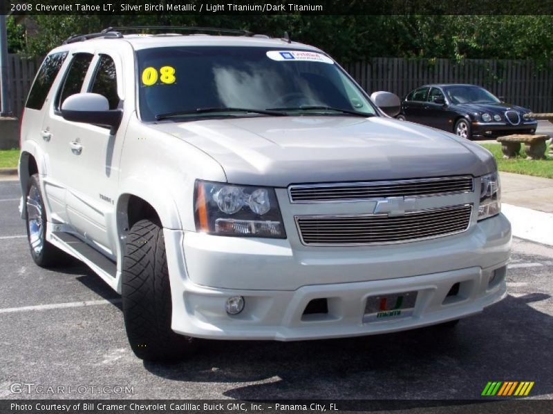 Silver Birch Metallic / Light Titanium/Dark Titanium 2008 Chevrolet Tahoe LT