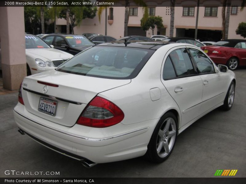 Arctic White / Cashmere 2008 Mercedes-Benz E 350 Sedan