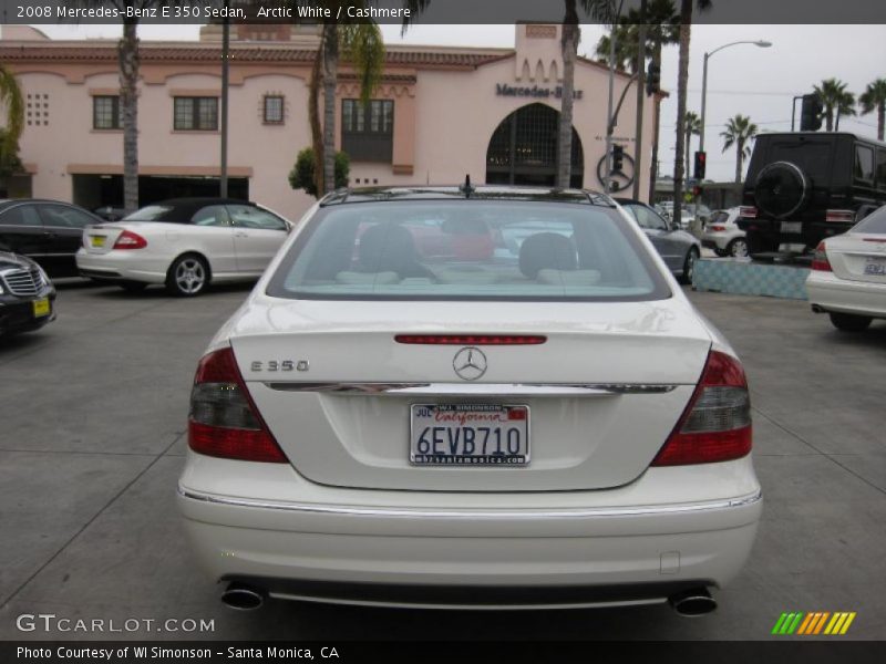 Arctic White / Cashmere 2008 Mercedes-Benz E 350 Sedan